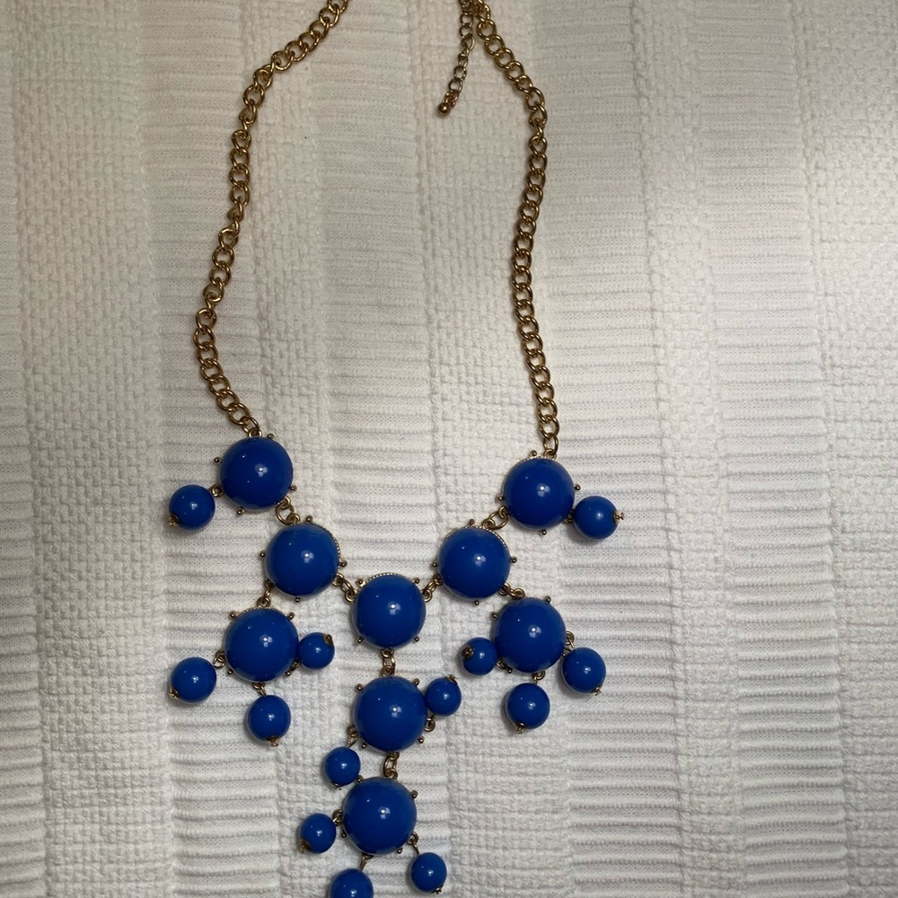 Blue and Gold Necklace